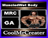 MuscledWet Body