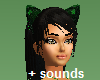 NL2-Kitty Ears Green D