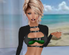 D Green Buckle Top LG