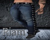 RF Ripped Jeans Blue