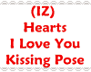 (IZ) Hearts Kissing Pose