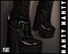 ɳ Black Platform Boots