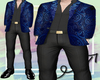 ^J Blue Cul Tux Suit