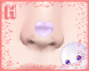 |H| Lilac Heart Nose M