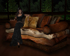 H. Leather Fur sofa 2