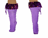 S H lilac boots