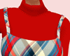 Plaid Red Dress