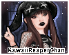 K| Goth Bun Hat Crucifix