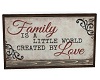 COUNTRY FAMILY SIGN