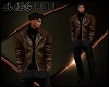 LEATHER jacket brown