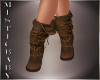 ~M! Brown Chained Boot