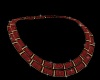 Necklace Ruby Red Gold