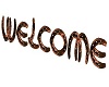 Animated welcome sign