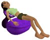 Purple Design Yoga Chair
