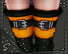 !S Glitter Socks Orange