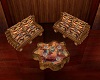 western wooden couch