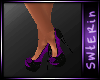 Purple Bowed Stilettos