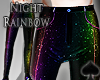 Cat~Night Rainbow Pants