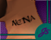 F*NeNa Neck Tattoo