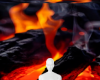 Hot lava background