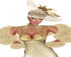Gold Linda Hat