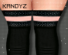 !K Glitz Stocking Peachy