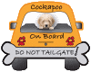 Cockapoo and Bus