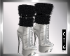 CTG SILVER SATIN BOOTS