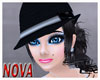 [Nova] Hat Hair black