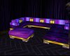 gold purple nopose couch