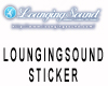 Loungingsound sticker