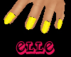 ~Elle~ Yellow Nails