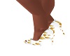 golden hearts pumps