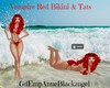 Blood Red Bikini W/Tats