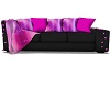 Pink/Black Couch