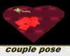 Couple poses ~ Heart RUG