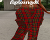 Red Plaid Pant