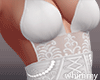 Lace Corset Dress White