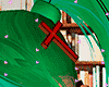 L. Rotten Girl Cross Pin