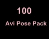 100 Avi Pose Pack