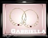 Chained Hoops G*Ruby