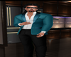 CASUAL DARK TEAL SUIT