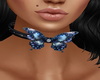 Blue Butterfly Choker