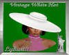 Vintage Hat in White