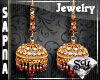 [SY]Maroon Jhumkas 