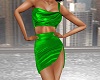 Neon Green Party Dress