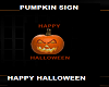 H/Halloween Pumpkin Sign