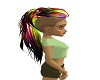 rainbow rave hair
