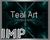 {IMP}Teal Wall Art 1