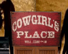 cowgirls place poster